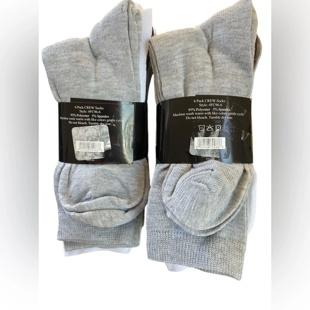 COPY - 🌸12 Pair Ladies Crew Socks